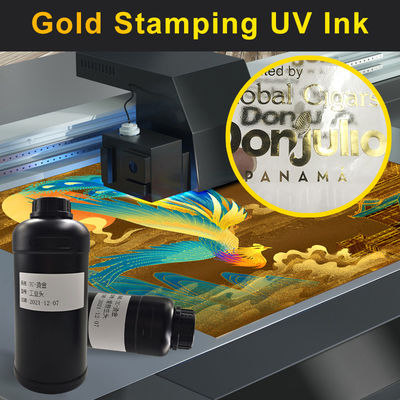 Digital Printer Gold Stamping UV Ink UV Printer Golden Ink For Seiko Konica Epson Head