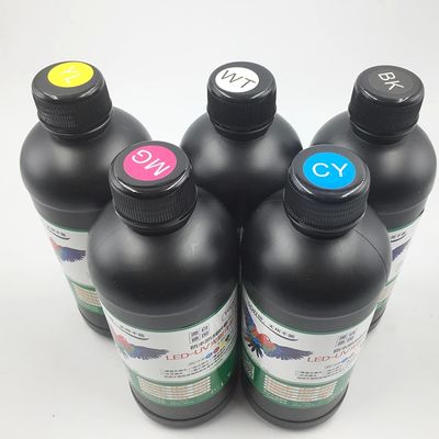 UV Curing Drying Method UV Printer Ink for BK/CY/MG/YL/WH Prints
