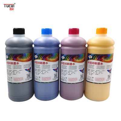 High Quality 1000ml Label printing pigment ink for I3200/S3200/Ricoh/Kyocera for PP PVC