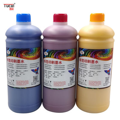 High Quality 1000ml Label printing pigment ink for I3200/S3200/Ricoh/Kyocera for PP PVC