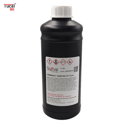Original NAZDAR NEM500 Neutral UV ink for Ricoh GH2220 for wallpaper leather acrylic