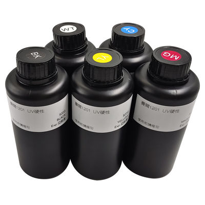 500ml BK/CY/MG/YL/WH Color UV Printer Ink Compatible with Xaar 1201