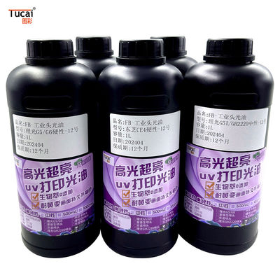 UV Curing Epson Ultraviolet Varnish for Glass Metal Label Leather Acrylic