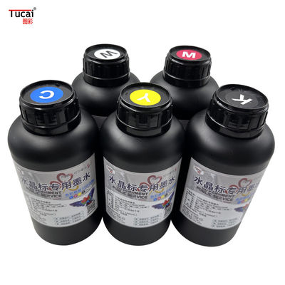 Scratch Resistance Epson UV Varnish For Crystal Label Substrate