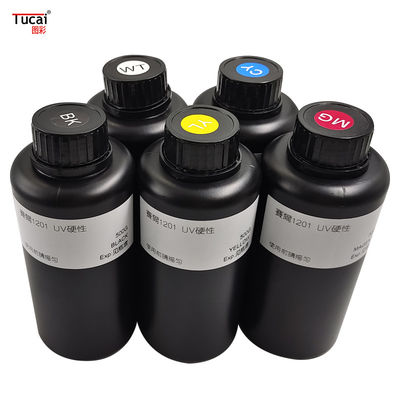 500ml BK/CY/MG/YL/WH Color UV Printer Ink Compatible with Xaar 1201